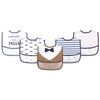 Little Treasure Unisex Baby Waterproof Peva Bibs, Handsome Fella, One Size