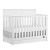Dream On Me Jpma & Greenguard Gold Certified Reign 5 In 1 Convertible Crib With Under Drawer In White, Made Of Sustainable Pinew
