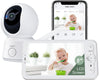 Arenti Video Baby Monitor With Camera And Audio, 5-Inch Smart Baby Camera Monitor With Free Phone App, 1080P, Vox, Ptz, One-Touc