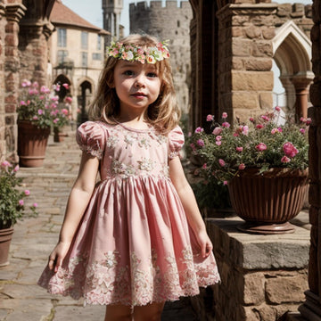 Funsveta Mother Baby Girls Flower Crown Flower Girl Headpiece Boho Little Wreaths For Weddings, Family Photography (Mother+Daugh