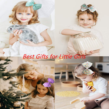 5 Inch Hair Bows For Girls Colorful Ribbon Hair Bow Alligator Clips Hair Accessories For Girls Princess Cowgirl Mexican Fiesta P