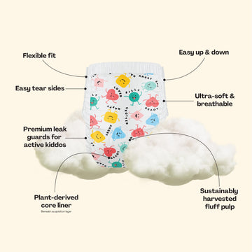 Hello Bello Premium Training Pants, Size 4T-5T (38+ Lbs) Surprise Pack - 72 Count, Hypoallergenic With Soft, Cloth-Like Feel - A