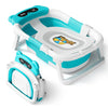 Avidor Baby Bathtub,Collapsible Bathtub For Newborn To Toddler,Durable Essential Infant Bath Tub,Portable Travel Baby Bathtub Wi
