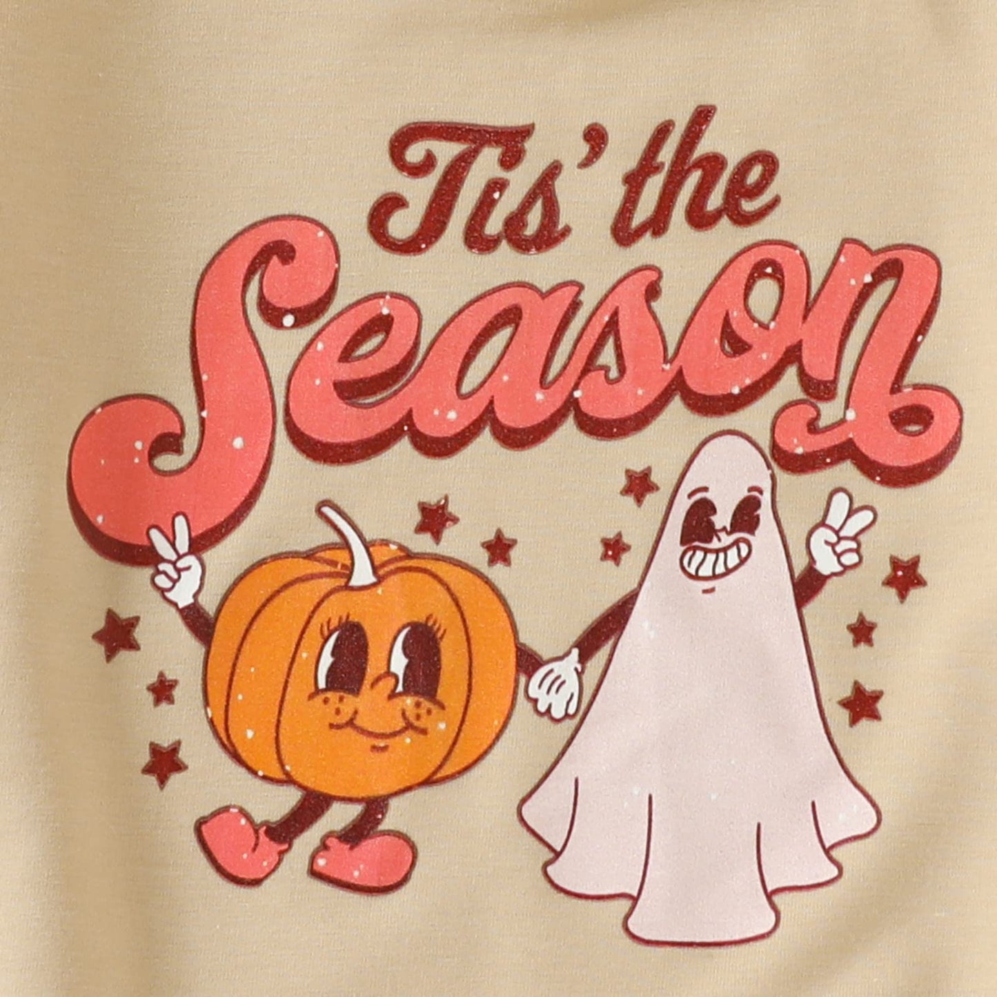 Mozikqin Toddler Baby Halloween Outfit Girl Boy Pumpkin Letter Sweatshirt Pullover Sweater Long Sleeve Tops Fall Clothes (Tis Th