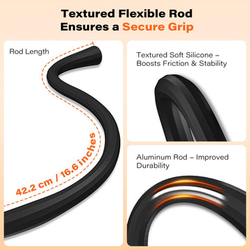 A2C Baby Monitor Mount Flexible Universal Baby Camera Mount Compatible With Infant Optics Dxr 8 Dxr-8 Pro, Vtech, Anmeate, Most