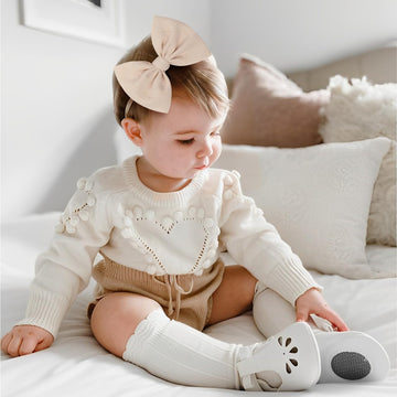 Yanjie Baby Girls Nylon Headbands Newborn Bows Handmade Hair Bows Hairbands Hair Accessories For Newborn Infant Toddlers Kids (4