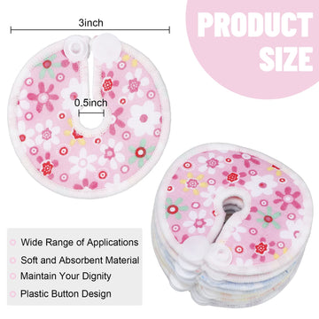 32 Pieces G Tube Button Covers G Tube Pad Holder Cotton Pads For Feeding Support Reusable Feeding Cotton Supplies Soft Covers Fo