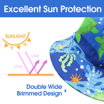 Toddler Sun Hat Baby Girl Hats Upf 50+ Baby Hats Bucket For Baby Boys Toddler Beach Hat With Wide Brim Kids Caps