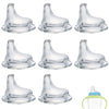 8Pack Replacement Silicone Spout Compatible With Nuk Activity And Learner Cups, Nipple Replacement Spouts Leak-Proof, Bpa-Free,