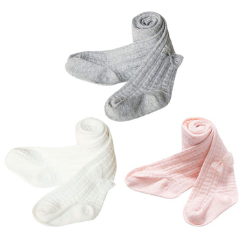 Zando Baby Tights Girl Leggings - Toddler Stockings Newborn Pantyhose Cable Knit Seamless Baby Girl Infant Tights For 0-6 Months