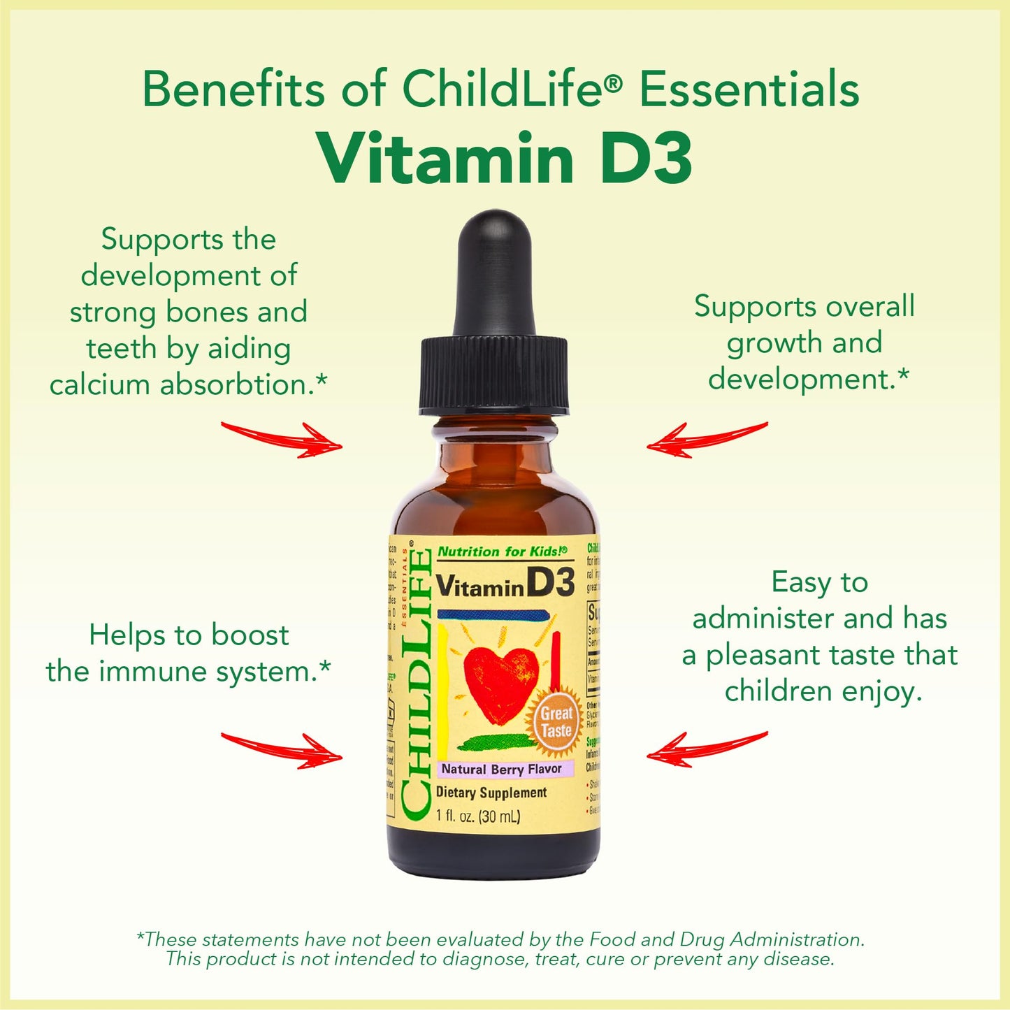 Childlife Essentials Immune Support 4-Pack - Liquid Vitamins & Minerals For Kids, Infants, Toddlers - Includes Vitamin D3, Vitam