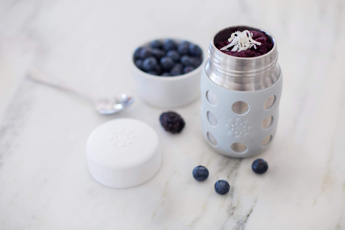 Lifefactory Flat Cap For 8-Ounce Wide Mouth Baby Bottles White, 1-Pack,Lg93Wh6