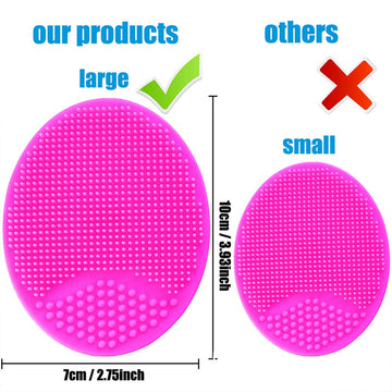 Baby Bath Brush, Baby Cradle Cap Brush, Silicone Massage Brush, Silicone Scrubbers Exfoliator Brush, Baby Skin Scrubbers For Dry