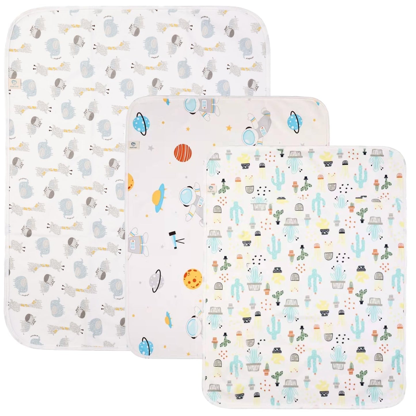 Baby Portable Changing Pad Changing Table Pads Diaper Changing Mat Liners 1 Large Size 37.5X27.5 Inch And 2 Medium Size 27.5X22