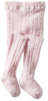 Jefferies Socks Baby Girls' Cable Tight, Pink, 18-24 Months