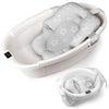 EverKiddo Baby Bathtub, Baby Bath Tub with Thermometer & Soft Cushion, Collapsible Infant Bathtub for Newborn to Toddler 0-36 Mo