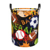 Pevtufa Balls Foldable Laundry Basket Organizer,Fabric Clothes Toy Storage Basket Nursery Hamper Storage Bin For Household Bedro