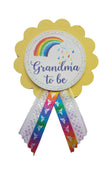 Grandma To Be Pin Rainbow Baby Shower Pin For Her To Wear, It'S A Girl, It'S A Boy Baby Sprinkle