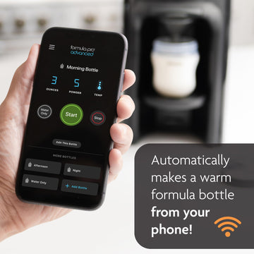Baby Brezza Formula Pro Advanced Wifi Formula Dispenser - Automatically Mix A Warm Formula Bottle From Your Phone Instantly - Ea