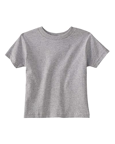 Rabbit Skins 5.5 Oz. Jersey Short-Sleeve T-Shirt (Rs3301) Heather, 3T
