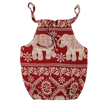 Baby Girls Boho Elephant Tops Harem Pants 2 Piece Outfits Red 110