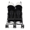 Summer Infant 3Dlite Folding Lightweight Side By Side Double Stroller With 5-Point Safety Harness For Infants And Toddlers, Blac