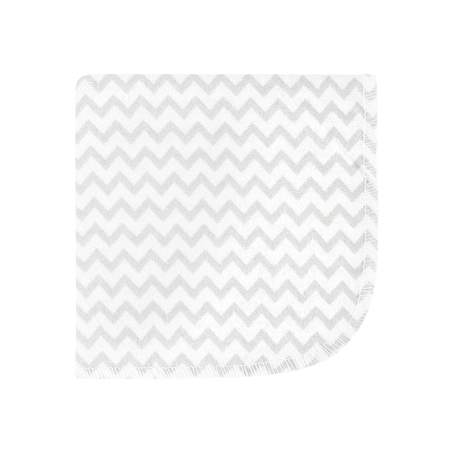 Hudson Baby Unisex Baby Flannel Cotton Washcloths 12-Pack, Neutral Dino World, One Size