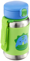 Skip Hop Toddler Sippy Cup With Straw, Zoo Stainless Steel Straw Bottle, Dino