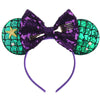 Mado Mermaid Mouse Ears Headband - Princess Hair Accessory For Women, Girls, And Kids (Mermaid Headband, Pearlized Mermaid Green