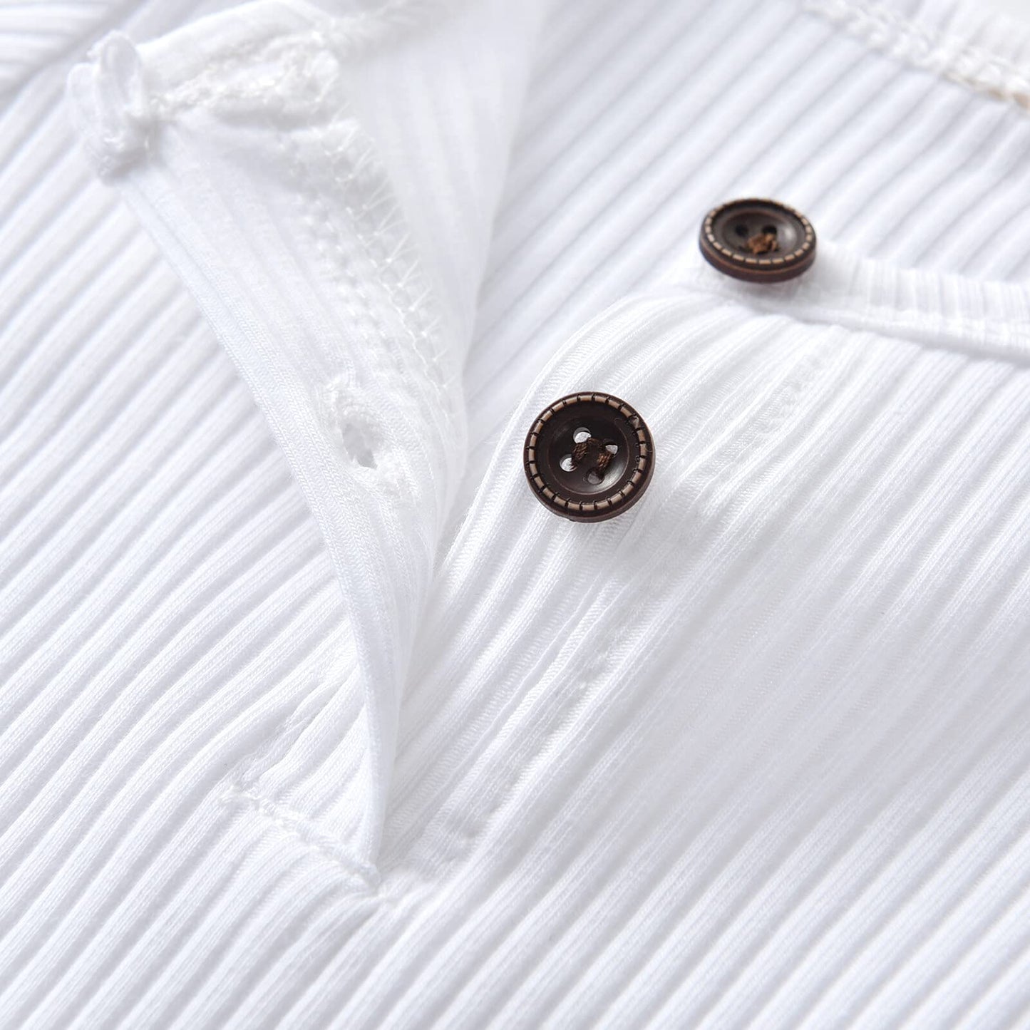 Baby Boy Girl 2 Pack Solid Romper Short/Long Sleeve One Piece Jumpsuits Clothes Sets (White & Black, 0-3 Months)