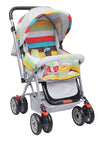 R for Rabbit Lollipop Lite Baby Stroller for 0 to 3 Years Pram with 5 Point Safety Harness, Reversible Handlebar & Cushioned Sea