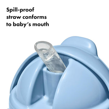 Oxo Tot Transitions Straw Cup With Removable Handles - 6 Oz. - Dusk