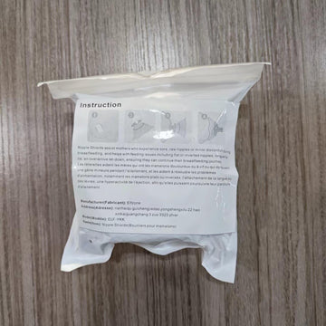 Elfzone Nipple Shields For Nursing Newborn - 2 Packs - Silicone Breast Shields Nursing Caps For Breastfeeding Baby And Mommy Bre