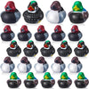 Deekin 12 Pcs Rubber Ducks 2 Inch Animal Party Favors Small Rubber Ducks for Cruise Ships for Shower Birthday Gift Activity Them