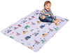 50 X 50 Play Mat For Baby Playpen Tummy Time Mat, Non-Slip Washable Baby Playpen Mat, Baby Crawling Mats For Floor, Portable Tra