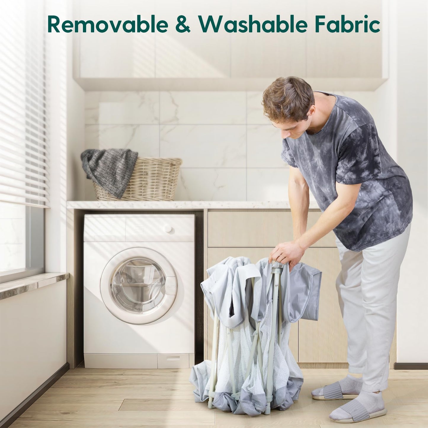 Babelio Foldable Baby Playpen With Mat, 50 '    50 ' Portable Playard For Babies And Toddlers, Parents ' Picks Awards Winner,