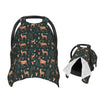 Muishi Deers Forest Mushroom Baby Car Seat Canopy Nursing Cover for Newborn Car Seat Breastfeeding Covers Blanket Newborn Shower