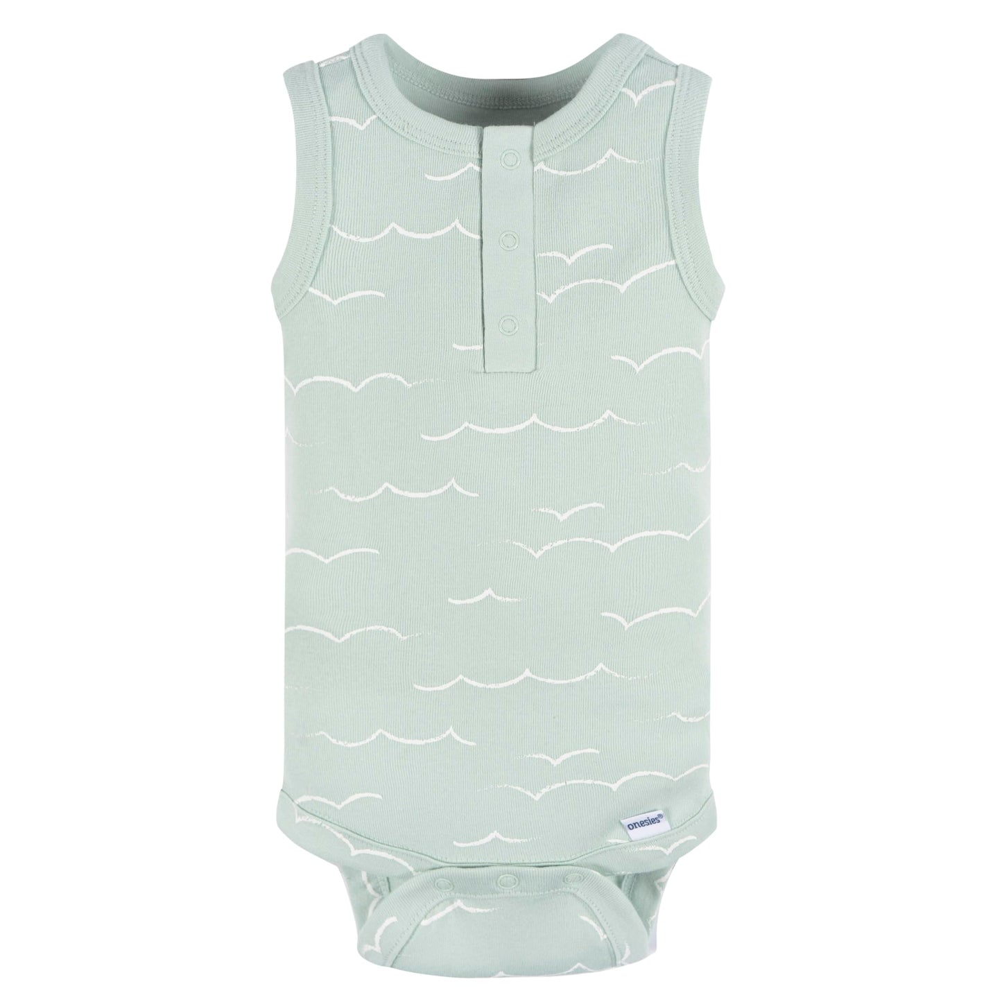 Gerber Baby Boy'S Multi-Pack Sleeveless Onesies Bodysuit, Coastal