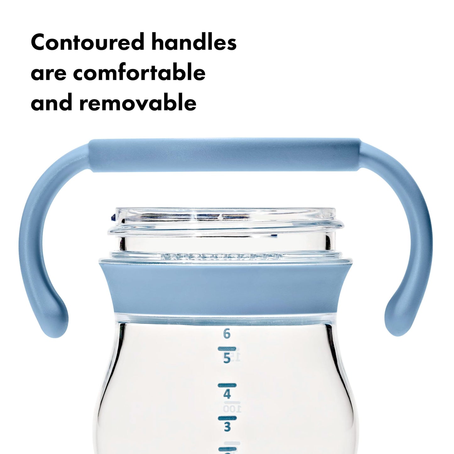 Oxo Tot Transitions Soft Spout Sippy Cup With Removable Handles - 6 Oz. - Dusk