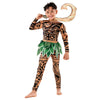Morph Boys Ocean Adventure Costume for Kids Hawaiian Printed Tattoos Costume for Boys Halloween Demi-God Costumes for Kids, Lar