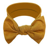 Babygiz Baby Girl Headbands-Infant,Toddler Cotton Handmade Hairbands With Bows Child Hair Accessories (Goldenrod)