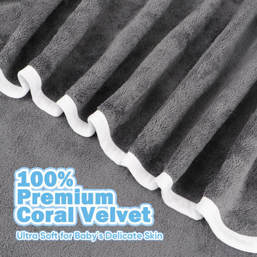 Orighty 6 Pack Baby Hooded Towel 30 X 30 Inch Super Soft Bath Towel With Hood For Babies, Infant, Newborn Essential - Ideal Baby