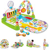 Fisher-Price Baby Playmat Deluxe Kick & Play Piano Gym For Learning & 2 Maracas Soft Rattles For Newborn To Toddler Play Ages 0+