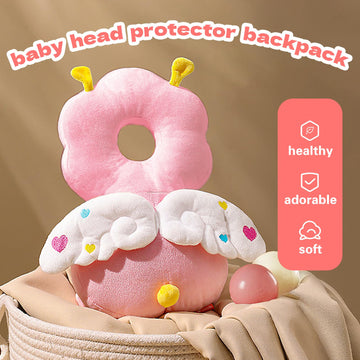 Grnstf Baby Toddler Head Protector, Baby Head Protection Backpack, Adjustable(Angel)