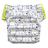 Hybrid Cloth Diaper - Reusable Training Pants, Swim Diaper, Special Needs Briefs, Fits From Baby Up To 10 Years (Size 3, White K