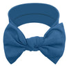 Babygiz Baby Girl Headbands-Infant,Toddler Cotton Handmade Hairbands With Bows Child Hair Accessories (Queen Blue)