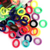 200Pcs Soft Hair Elastics And Toddler Hair Ties - Mini Ponytail Holders In 10 Colors, 1 Inch Diameter, For Babies, Toddlers And