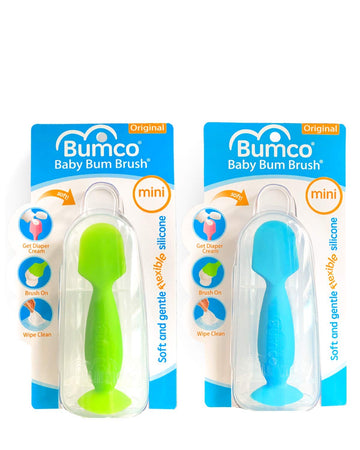 Bumco Mini Diaper Cream Spatula With Case (2-Pack) - Bpa-Free Butt Spatula Baby, Soft Diaper Spatula, Diaper Cream Applicator, M