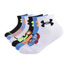Under Armour Baby Boys Multi Pack Quarter Sock, Dark Blue, 0-6 Months