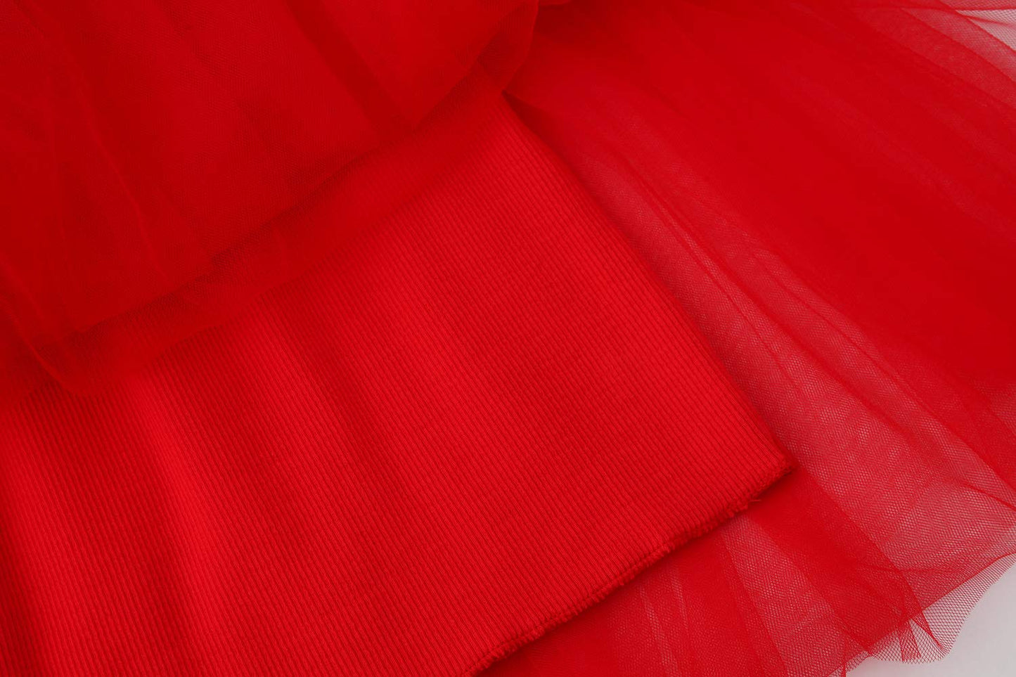 Lyxiof Toddler Tutu Dress Baby Girls Tulle Sleeveless Princess Party Sundress Red 18 Months